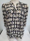 Nwt Cocomo Women's Pin Tucked And Pleated Beautiful 3/4 Sleeve Blouse- Size Xl
