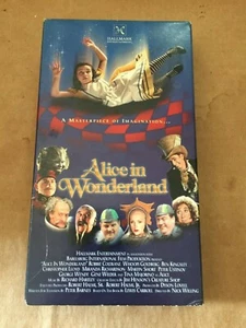 ALICE IN WONDERLAND- VHS- HALLMARK ENTERTAINMENT - Imagen 1 de 3