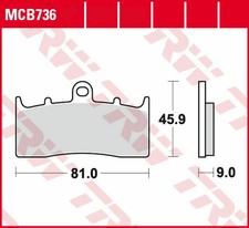 TRW Bremsbeläge vorne für BMW R 1150 GS Adventure ABS / R 1200 CL