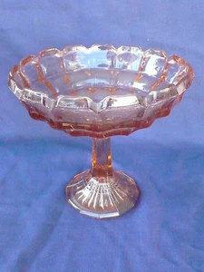 GRANDE COUPE A FRUITS ANCIENNE EN VERRE DES ANNEES 1930/40 - VINTAGE - Imagen 1 de 1