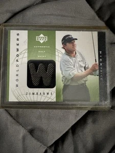 PGA Nick Price Game Used Shirt Trading Card - Picture 1 of 2