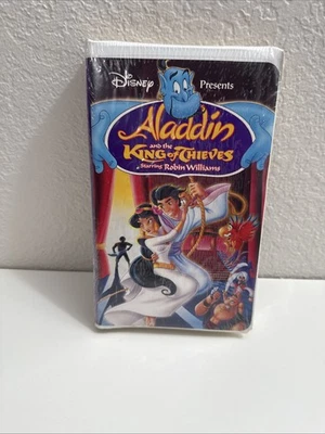 Disney Aladdin and the King of Thieves VHS Tape Robin Williams Sealed - Image 1 of 2