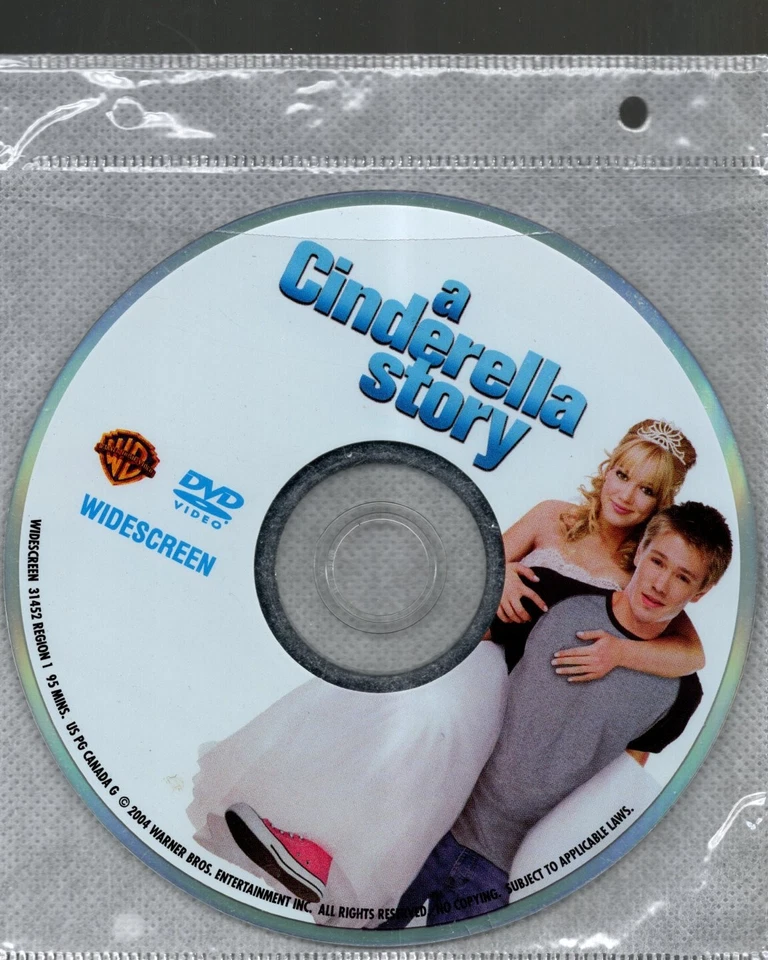 A Cinderella Story (2004) DVD  *DISC ONLY*  = REGION 1 - Hilary Duff - Dan Byrd - Image 1 of 1