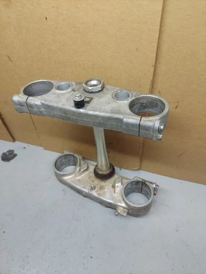 2007 07 Honda CRF450R 7/8" Triple Tree Clamp  Fork Clamps Crf450 Crf 450r Foto 1 de 4