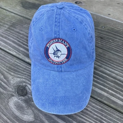 Gorra de béisbol ajustable Fisherman's Outfitter Gloucester Ma algodón con tirantes Foto 1 de 4