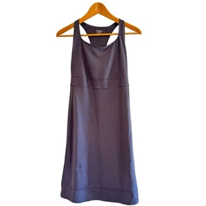 Toad & Co Tomboy Tech Racerback Kleid Damen XS grau Selbst-BH Reißverschlusstasche sportlich - Bild 1 von 13
