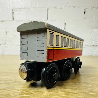 Red Express Coach 1999 Thomas the Tank Engine & Friends Wooden Railway Trains - Image 1 of 4