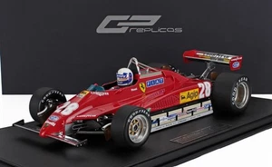 MODELLINO AUTO STATICO GP REPLICAS FERRARI F1 126C2 PIRONI IMOLA 1982 1/12 - Foto 1 di 10