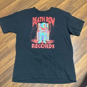 Death Row Records Shirt Mens Large Black XL - Picture 1 of 4