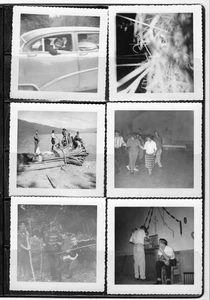Vintage Lot of 38 Black & White 1930's-1960's Snap Shots People Places Things - Picture 1 of 7