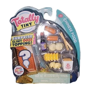 Totally Tiny CHINESE FOOD Surprise Slimy Ooze Topping Mini Toy 9 Piece Set New - Picture 1 of 3
