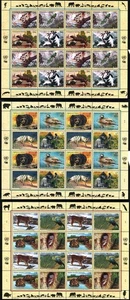 United Nations - 2001 Endangered Species Sheets of 16 Stamps - All 3 Offices - Picture 1 of 1