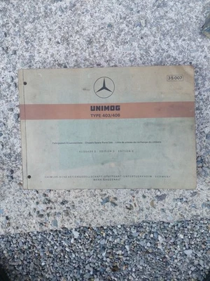 Manuale uso manutenzione Mercedes Unimog originale - Immagine 1 di 3