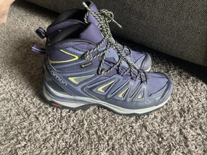 Salomon X Ultra 3 Mid GTX Botas de Senderismo Zapatos Azul Gris 398691 Mujer Talla 6.5 - Imagen 1 de 10