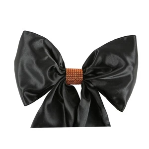 100 Orange Rhinestone Bow Covers - 8 Row - wedding chair sash reusable - Picture 1 of 5