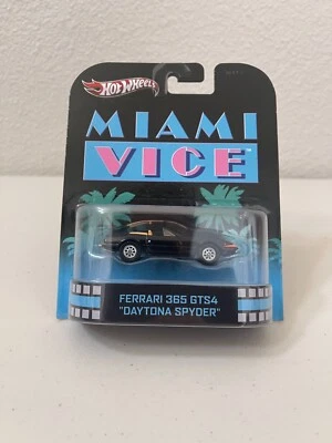 HOT WHEELS 2013 RETRO ENTERTAINMENT MIAMI VICE FERRARI 365 GTS4 DAYTONA SPIDER - Image 1 of 4