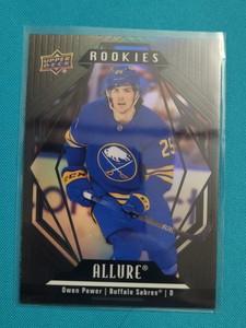 2022-23 Allure Hockey Black Rainbow Rookies Owen Power #101 Buffalo Sabres