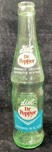 Vintage Diet Dr. Pepper leere Glasflasche (jeweils verkauft) - Bild 1 von 13