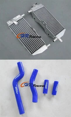 Radiador de aluminio + manguera azul para Yamaha YZ250 YZ 250 1996-2000 Foto 1 de 4