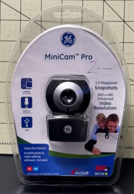 New GE Minicam Pro 98756 Web Cam Snapshot Button Sealed - Image 1 of 4