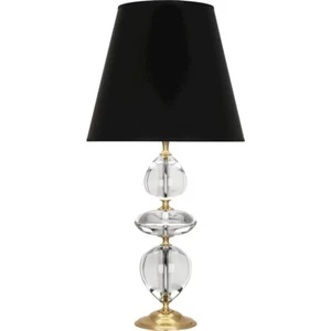 Robert Abbey Williamsburg Orlando 1 Light Table Lamp, Clear/Black - 260B - Picture 1 of 1