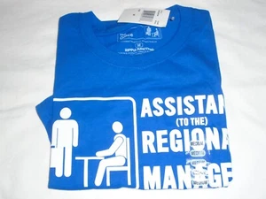 The Office Assistant to the Regional Manager T Shirt Men's Small Blue - NEW - Picture 1 of 1