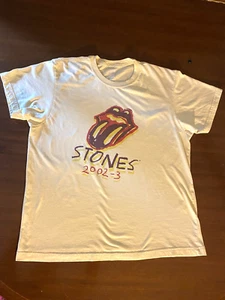 VTG Rolling Stones Concert T-Shirt tour 2002-3 Men Women Unisex Y2K - Picture 1 of 8