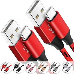 2 Pack USB-C Fast Charger Cable for iPhone 15 16 Pro Max / Galaxy S24 S23 Ultra - Picture 1 of 13