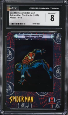 2002 Marvel Spider-Man FilmCardz BEN REILLY AS SPIDER-MAN #48 CGC 8 NM-MT - Image 1 of 2