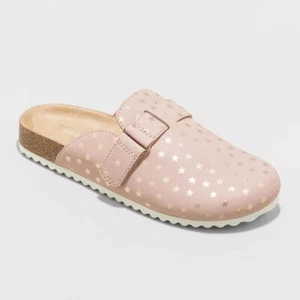 Zuecos sin cordones para niñas Perry estrellas rosadas - gato y gato talla 13 - Imagen 1 de 4