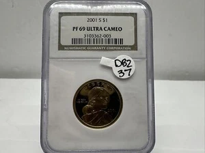 2001 S SACAGAWEA Proof NGC PF69 UC DB2-37 - Picture 1 of 4