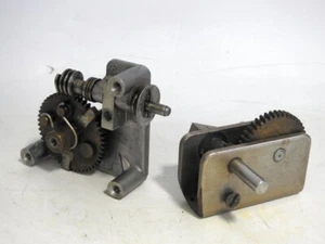 TWO HEAVY DUTY VERNIER GEAR MECHANISMS - ONE A STRAIGHT DRIVE, ONE A RIGHT-ANGLE - Picture 1 of 2