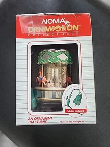 Vintage 1989 Noma Ornamotion Collectables Pferd Karussell Weihnachtsschmuck  - Bild 1 von 5
