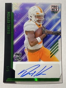 Ramel Keyton Volunteers 2024 Leaf Pro Set Pure Stardust Green AUTO XRC 5/5 (U3) - Bild 1 von 2