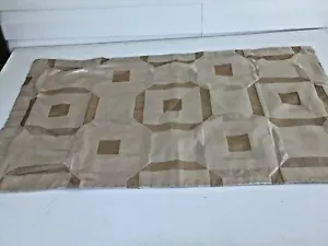 Croscill King Cuscino Finta Oro Geometrico Lucido Opaco Disegni Flangia Bordo 20x36" - Foto 1 di 11