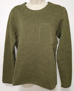Arc'Teryx Covert Women's Sweater Sz M Heather Sage Front Pocket Fleece Lined - Picture 1 of 5