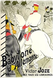 Toulouse-Lautrec "Babylone d’Allemagne" Lithograph Art Print - Picture 1 of 11