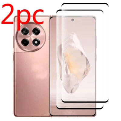 2PC Screen Protector 3D Curved Tempered Glass For OnePlus Ace 3 2 Pro Film Cover - Image 1 of 4