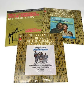 Columbia Treasury Vinyl LP Records Sound Of Music, South Pacific, My Fair Lady - Picture 1 of 2