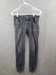 Social Collision Gray/Black Skinny Jeans Men 28 x 32 Punk Rock Hipster - Picture 1 of 6