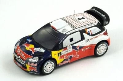 1/43 Spark S3309 Citroen DS3 WRC 2011 Jordan Rally Winners #2 Ogier & Ingrassia - Image 1 of 4