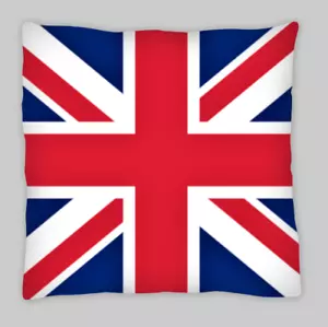 British Flag ( Union Jack ) Double Sided Cushion Covers 45cm x 45cm (18X18) - Picture 1 of 2