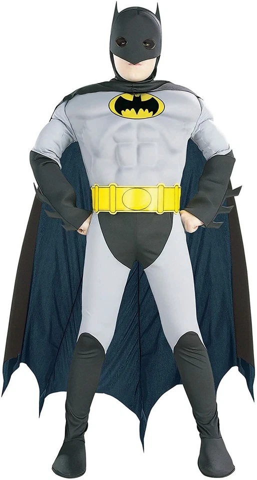 Rubie's DC Comics Batman Deluxe Muscle Chest Children's Costume Dress Up Play - Image 1 of 1
