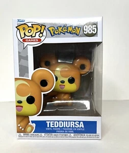 TEDDIURSA - Pokemon Funko POP! Games #985 Collectible Vinyl Figure - Picture 1 of 6
