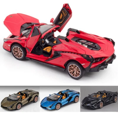 1:32 Lamborghini Sian FKP 37 Model Car Diecast Toy Cars Toys for Boys Kids Gifts - Image 1 of 4