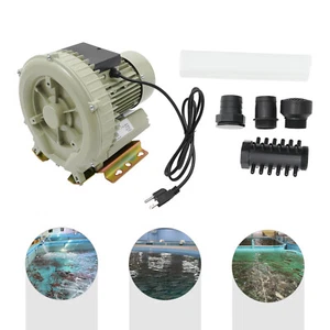 Soffiatore pompa aria commerciale 110V industriale serbatoio peschiera 370W 12kpa - Foto 1 di 14