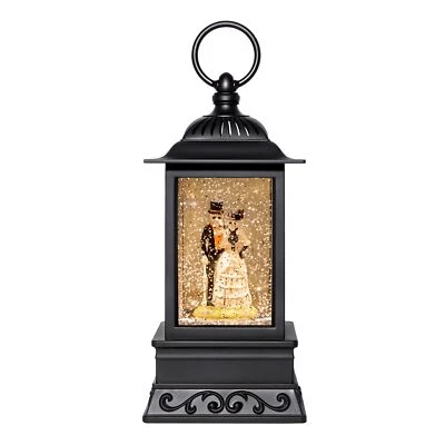 10.5" Skeleton Bride and Groom Glitter Halloween Lantern Halloween Decoration... - Image 1 of 4