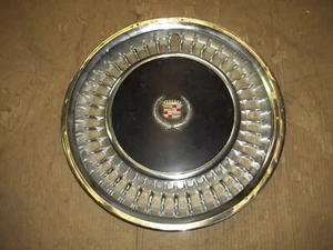 77 78 Cadillac Fleetwood Hubcap Wheel Cover Rim Hub Cap 15" OEM USED 2025 BLACK - Picture 1 of 18