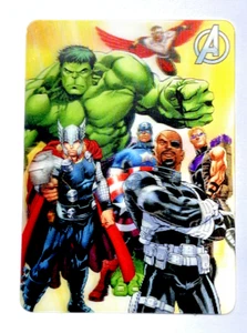 2015 CARD MARVEL AVENGERS ASSEMBLE ECT 3D #01 NICK FIURY PERU Edition - Picture 1 of 4