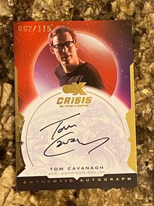CZX Crisis on Infinite Earths Tom Cavanagh as Dr. Harrison Wells Auto # 062/115